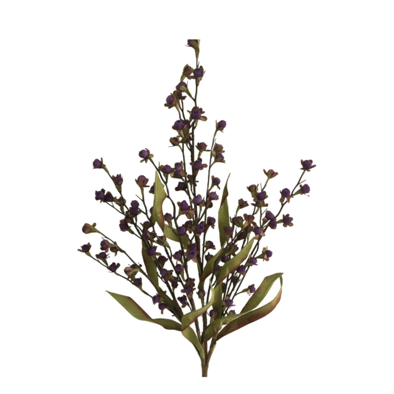 27" Purple Fall Berry Spray Stem – Artificial Wood Berries for Autumn Arrangements-65121-PU